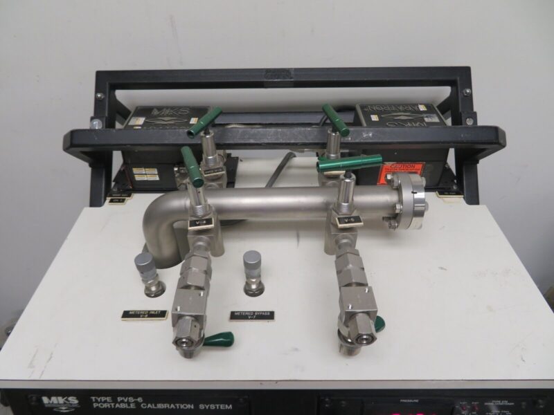 MKS Instruments PVS6B Portable Vacuum Calibration System 1000 & 10 Tor Bullseye Calibration