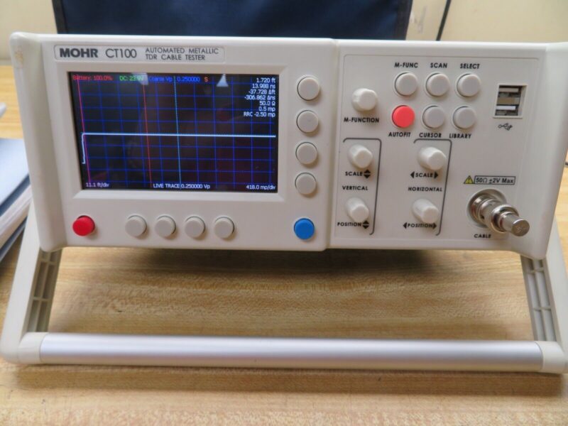 MOHR CT100 Series High Resolution TDR Cable Testers PB93 - Image 5