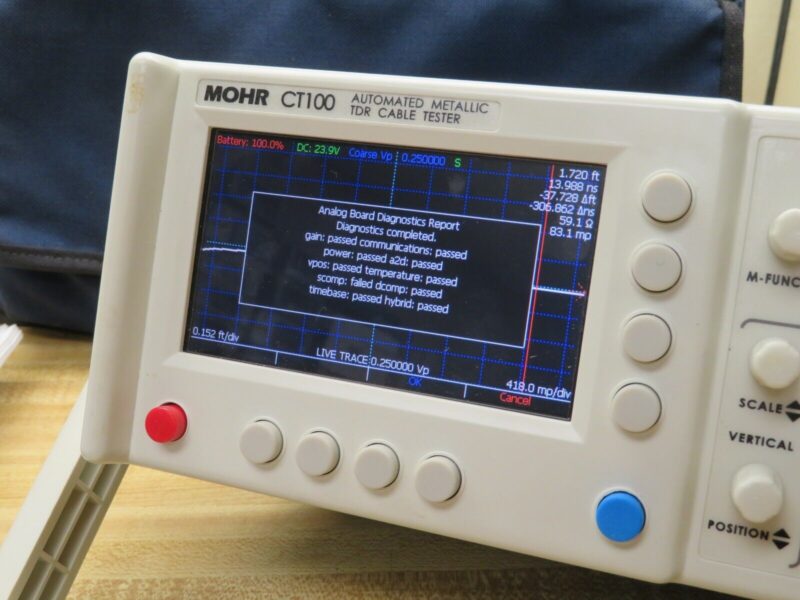 MOHR CT100 Series High Resolution TDR Cable Testers PB93 - Image 6
