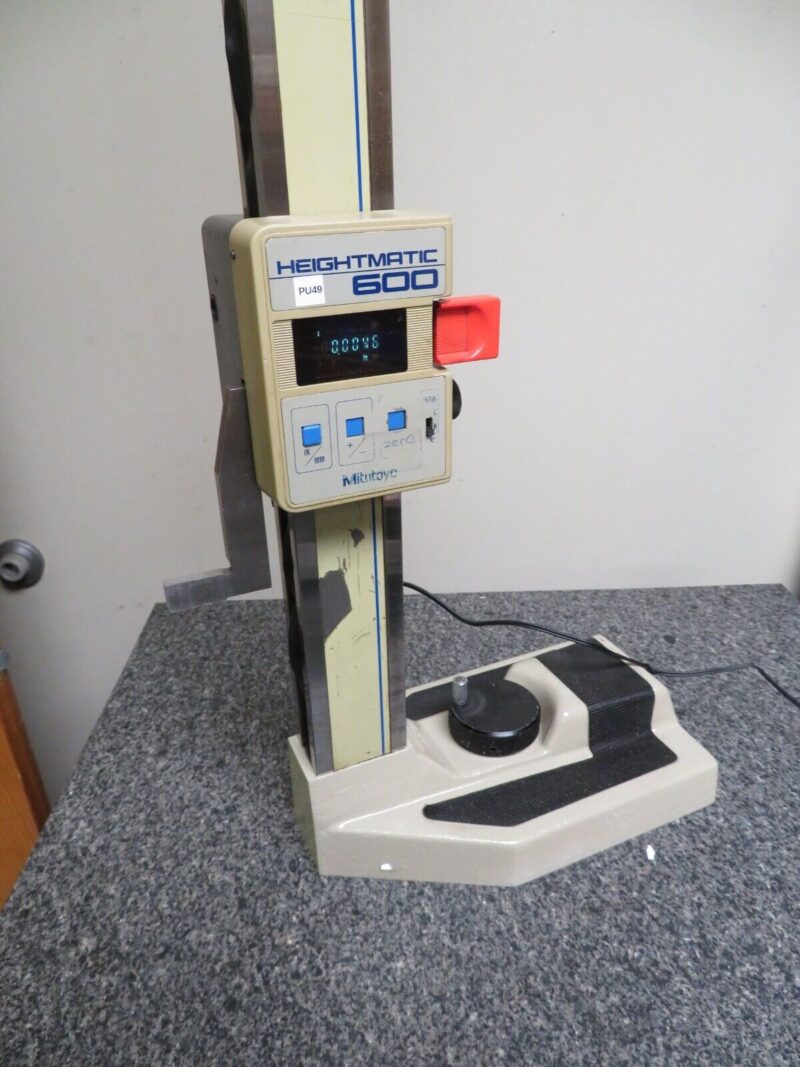 Mitutoyo Heightmatic 600 HDF-18" 18 Digital Height Gage PU49 - Image 3