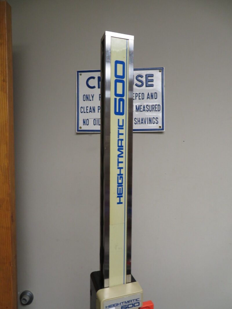 Mitutoyo Heightmatic 600 HDF-18" 18 Digital Height Gage PU49 - Image 5