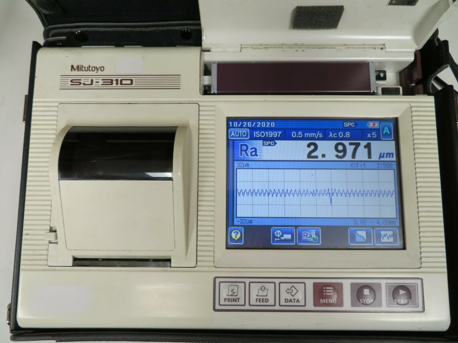 Mitutoyo SJ310 Profilometer Surface Finish Tester Complete tested