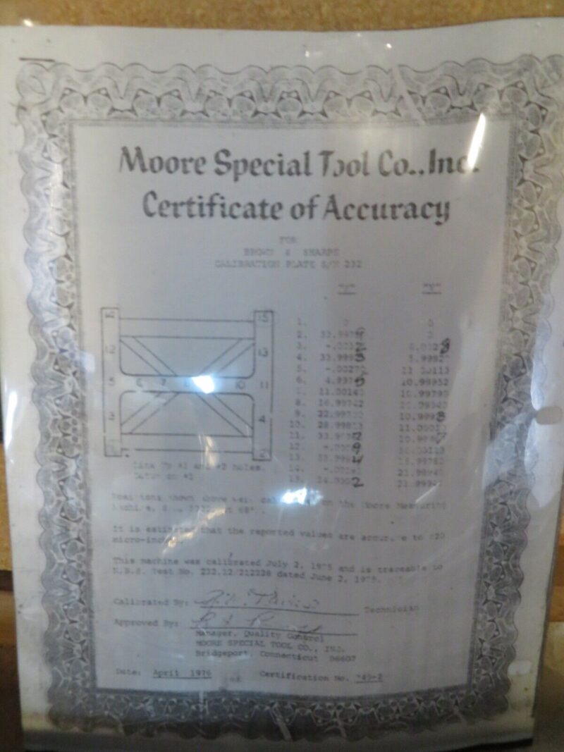 Moore Tool Brown Sharpe CMM Calibration Standard Birdbath Artifact PX1 - Image 6
