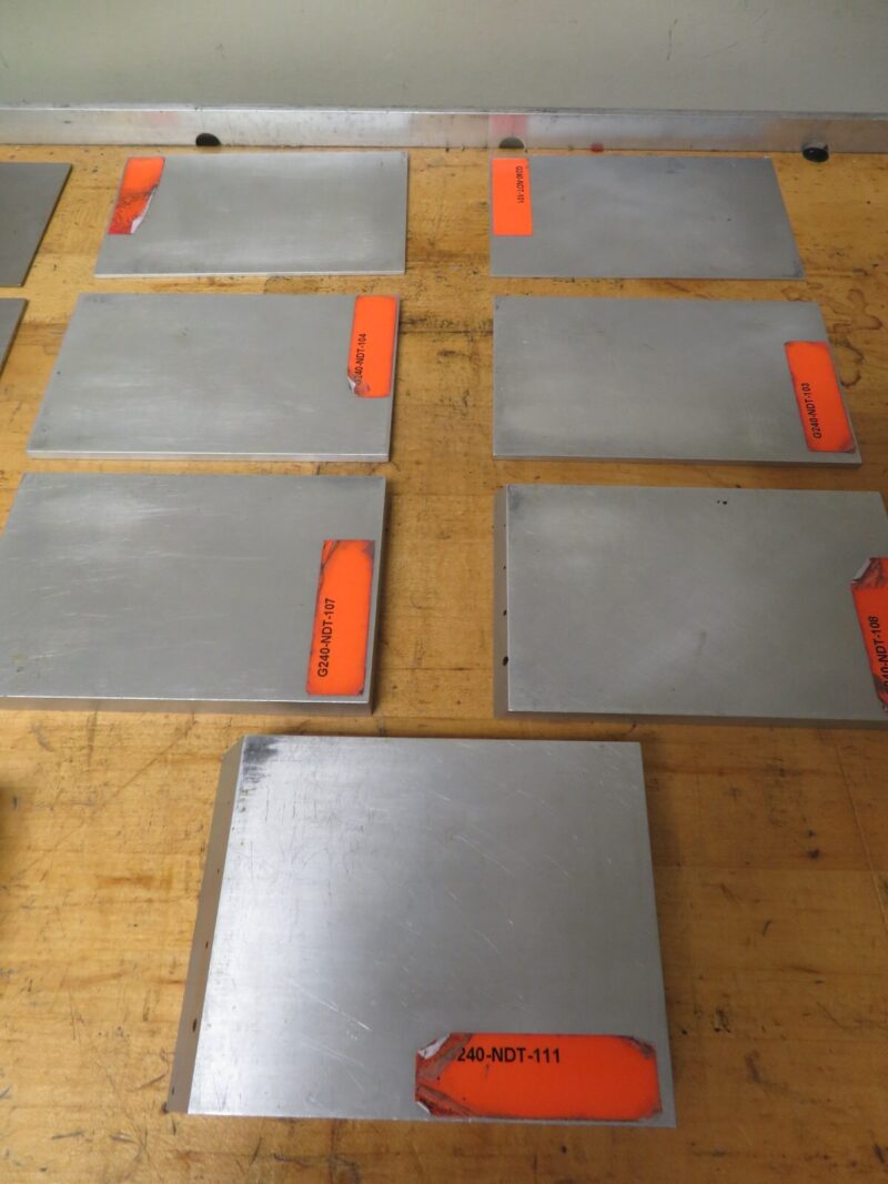 NDT Reference Standard 6AL-4V Titanium Set AND Aluminum Set ASTM G240-NDT - MA4 - Image 5
