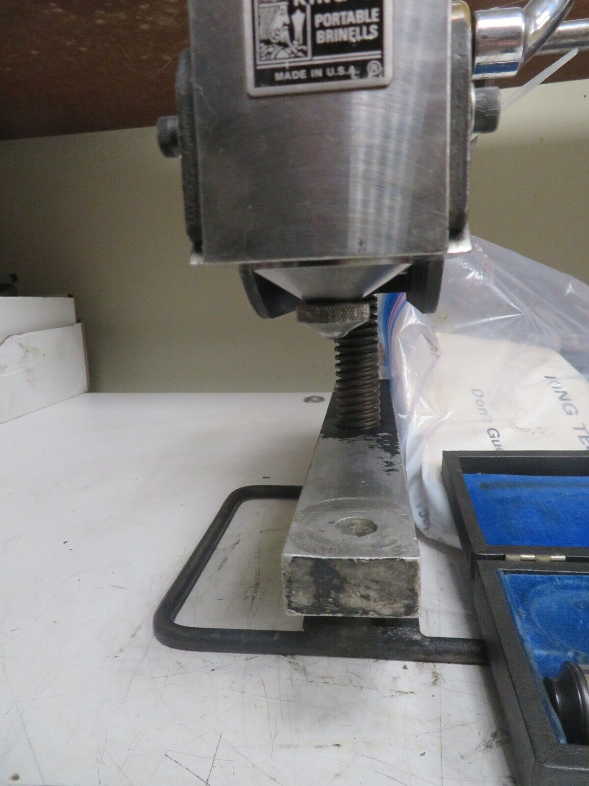 Newage King Test Portable Brinell Hardness Tester Calibrated w/ scope