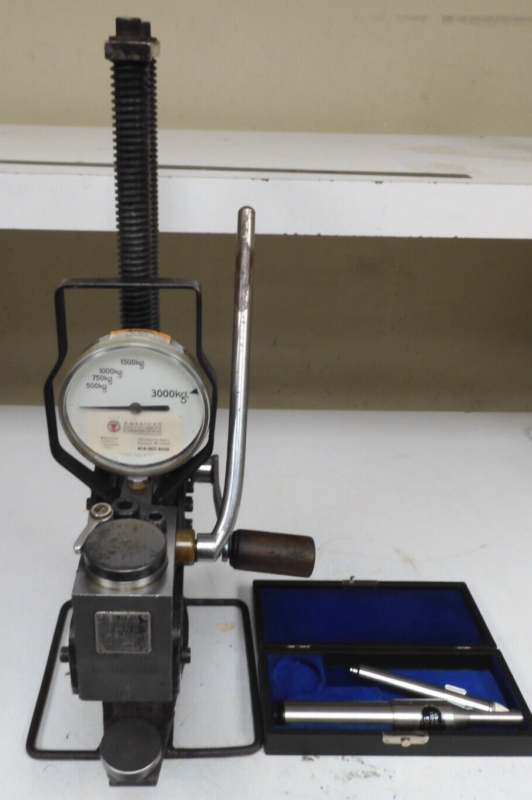 Newage King Test Portable Brinell Hardness Tester Calibrated w/ scope