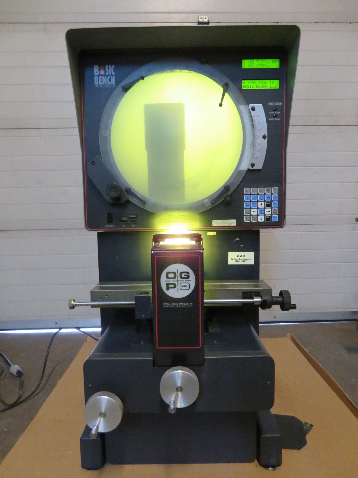 OGP Basic Bench Optical Comparator - 10x, 20x, 50x