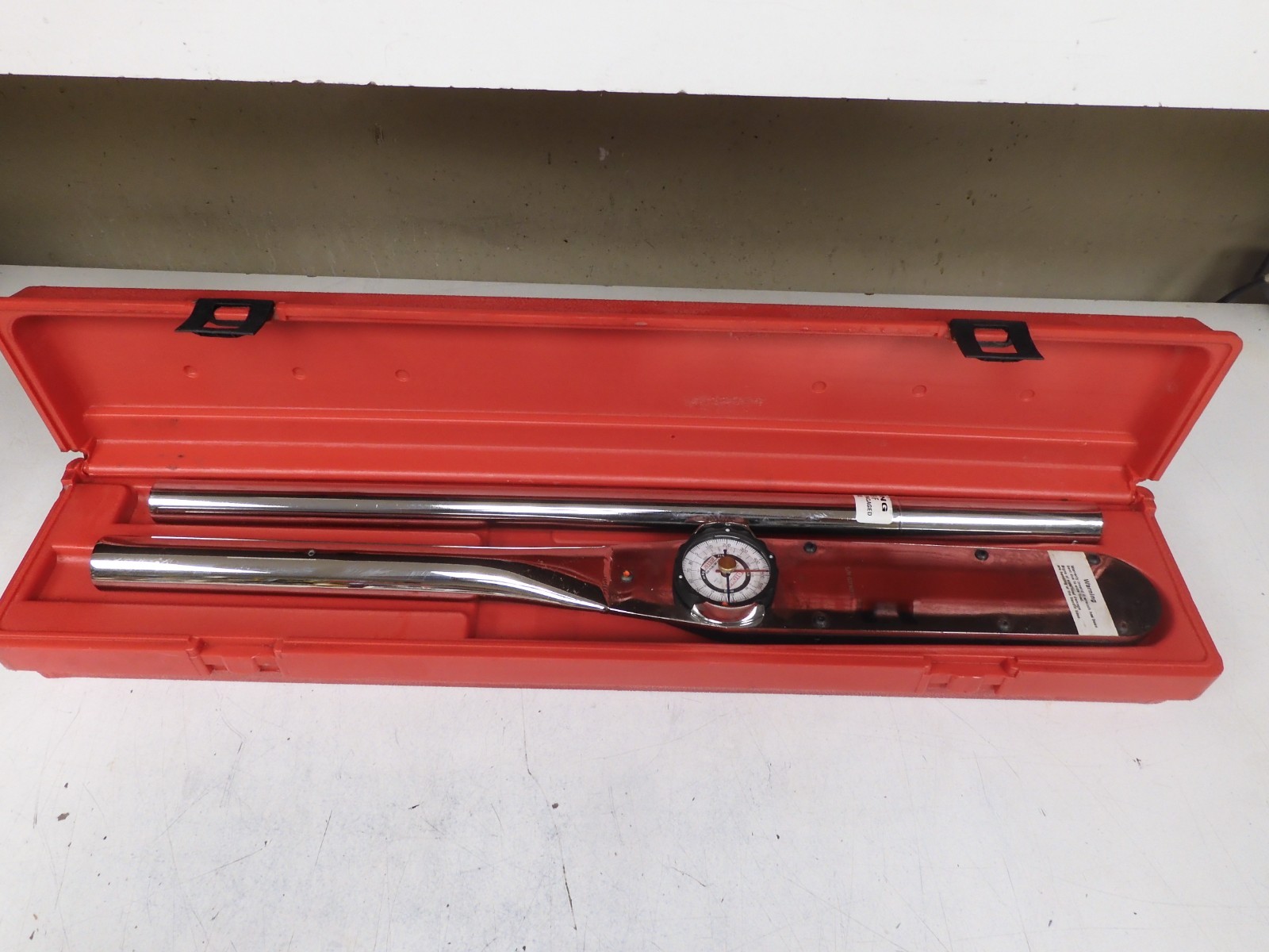 Proto - model J6133F - 0-600 ft. lb. Torque Wrench - 3/4" drive w/ case - QJ25