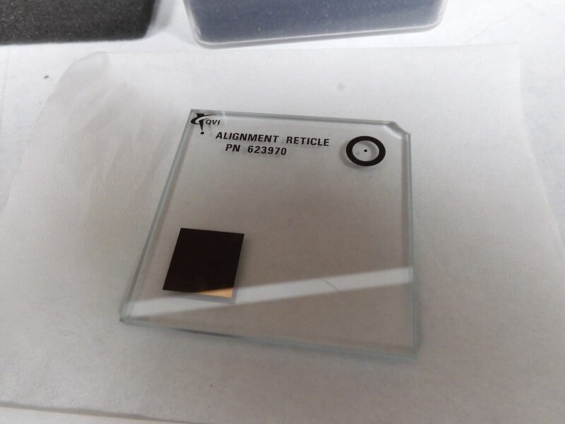 QVI/OGP - model 623970 - Calibration/Alignment Reticle- Has Scratch - PZ74 - Image 3