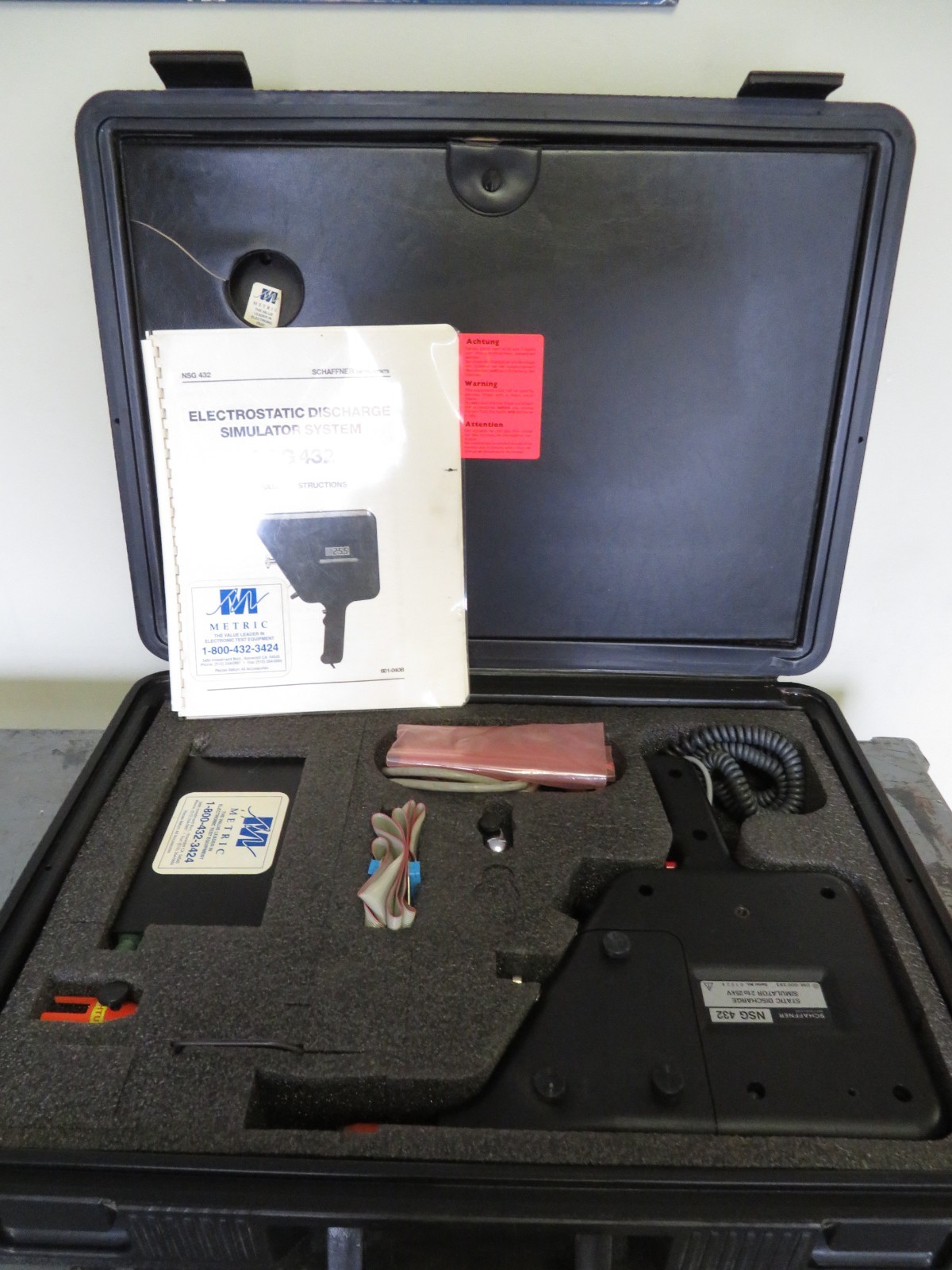 Schaffner NSG 432 Electrostatic Discharge Simulator 2-25kV QE19