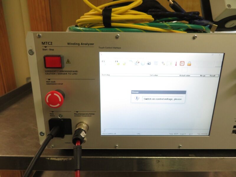 Schleich MTC2 15Kv Winding Analyzer Surge Test NEW 2022 PX59 - Image 3