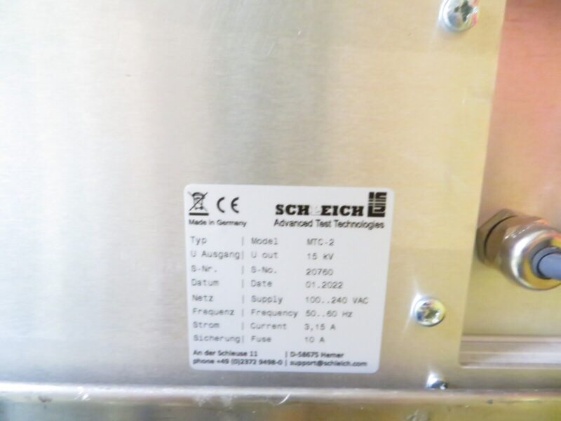 Schleich MTC2 15Kv Winding Analyzer Surge Test NEW 2022 PX59 - Image 9
