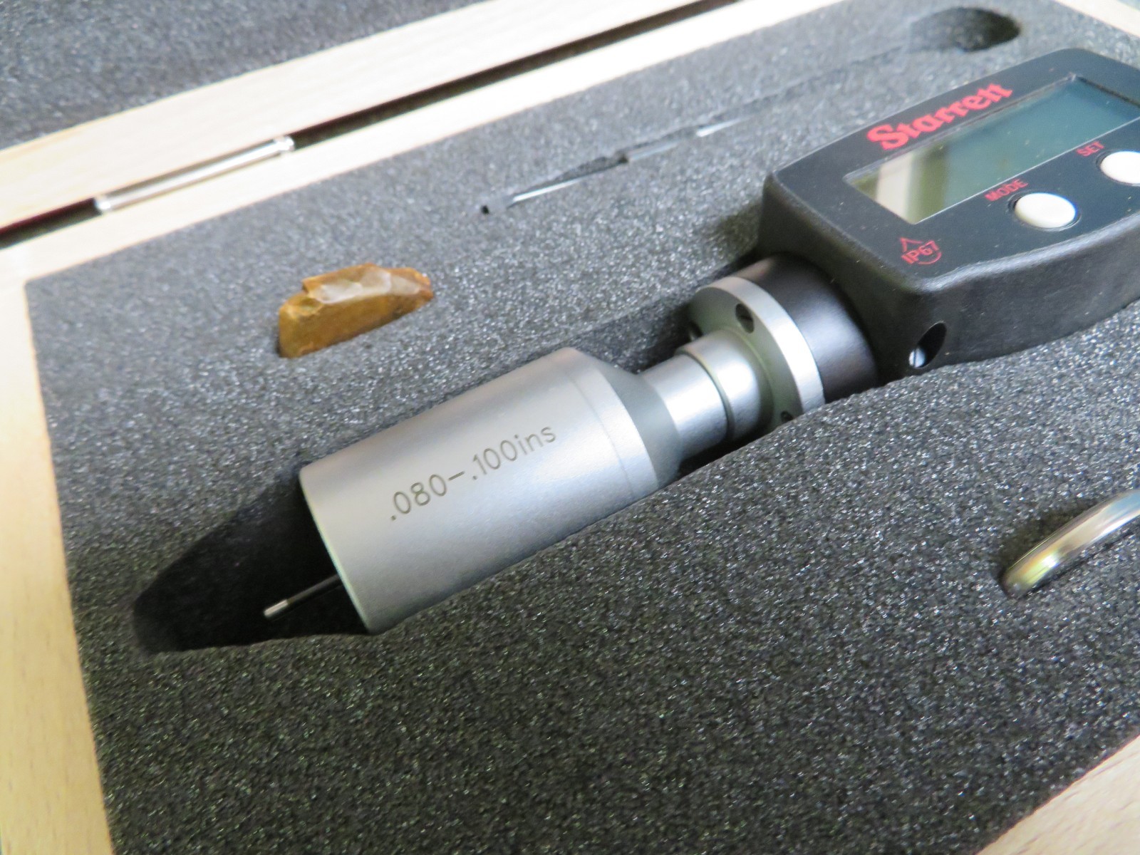 Starrett 770XTZ-100 045 .080 - .100" Bowers Digital Internal Micrometer QF5 - Image 3