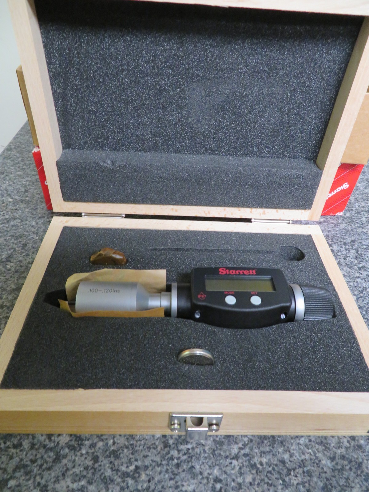 Starrett 782XTZ-120 .100 - .120" Bowers Digital Internal Micrometer QF6