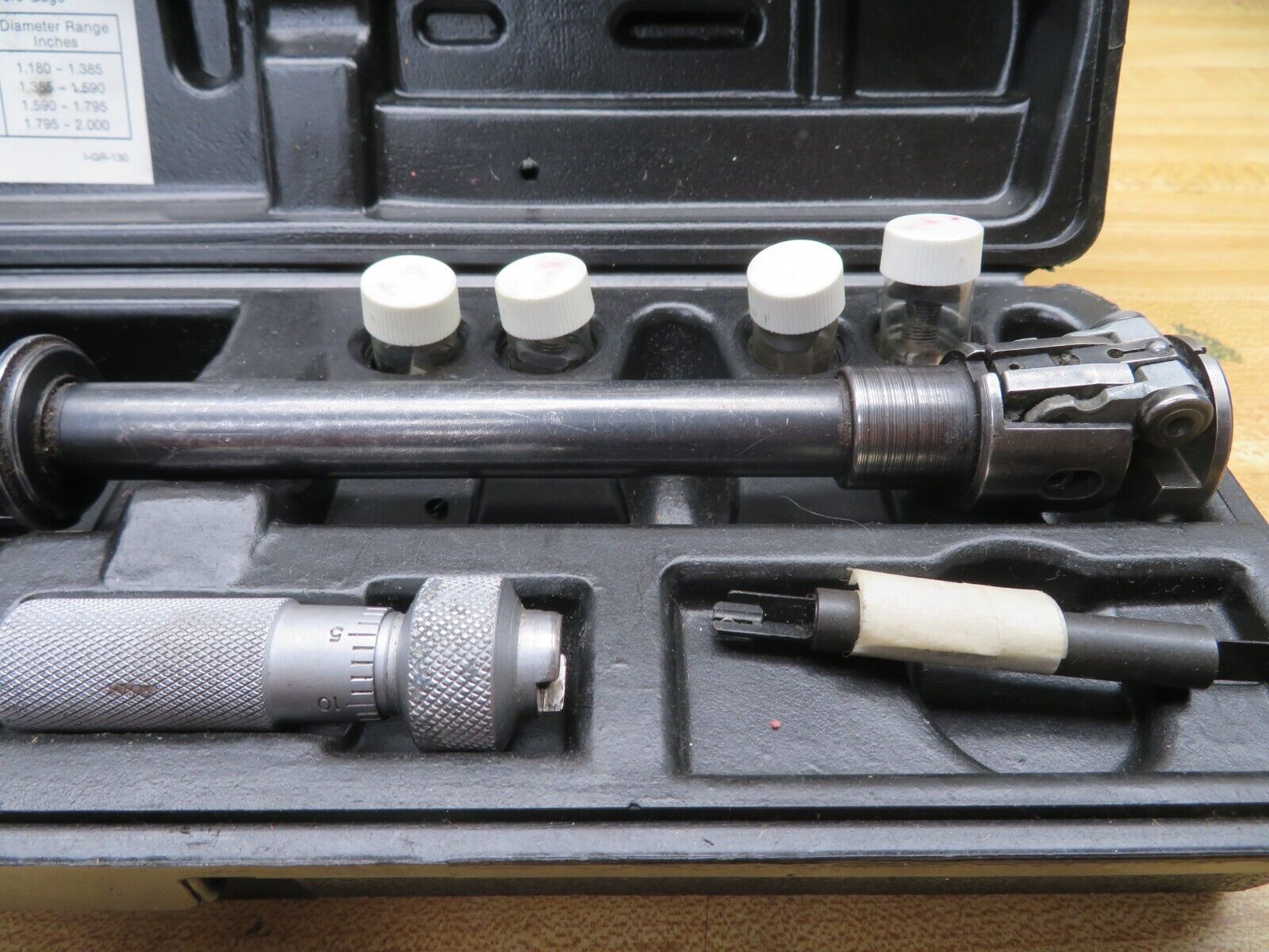 Sunnen Dial Bore Gage GR9000 1.180 2.00" .0001" 6" depth 4 Tips PS64