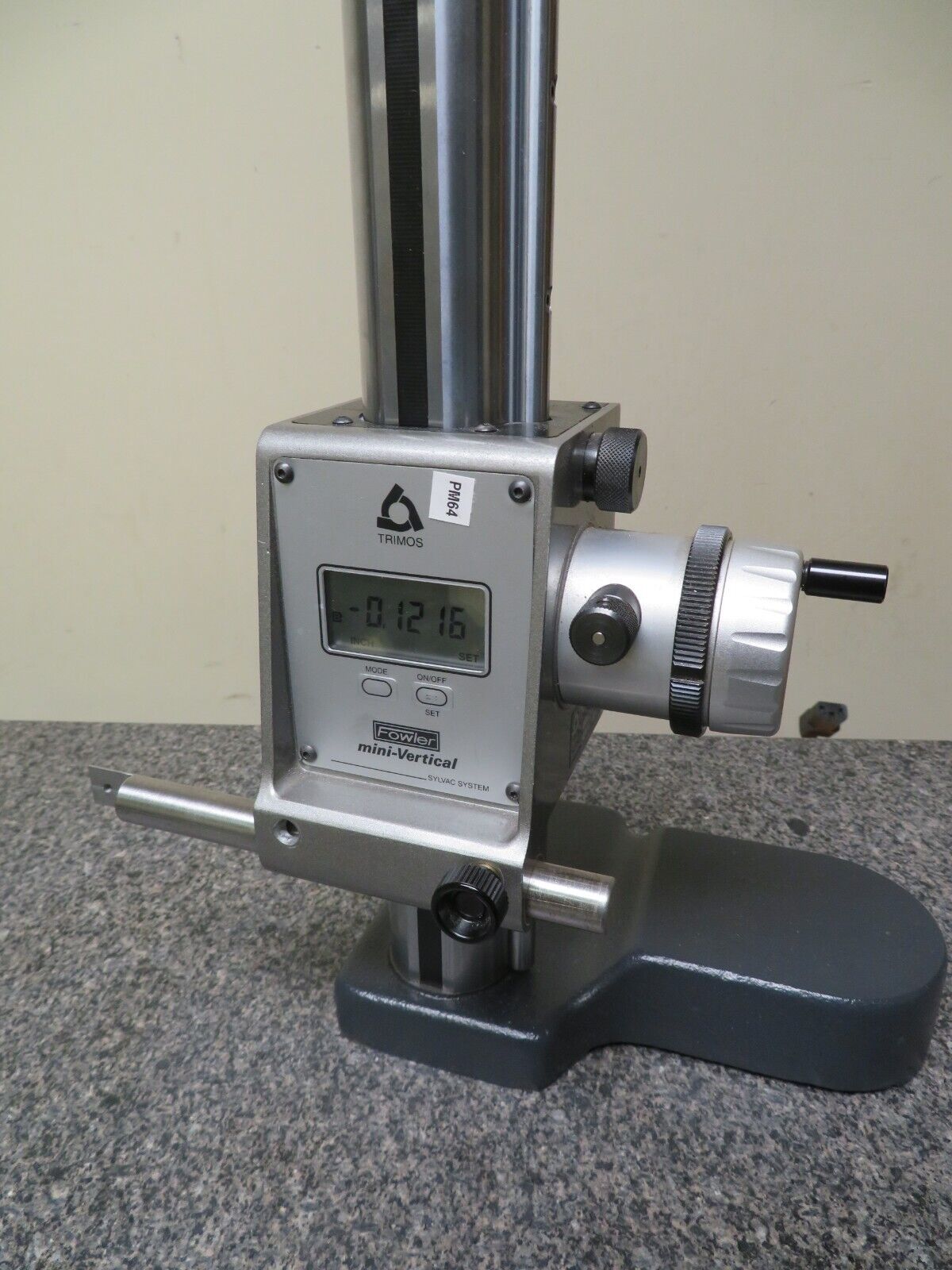 Trimos TVM 6989 MiniVertical Height Gage 24"/.00005" PM64 Bullseye Calibration