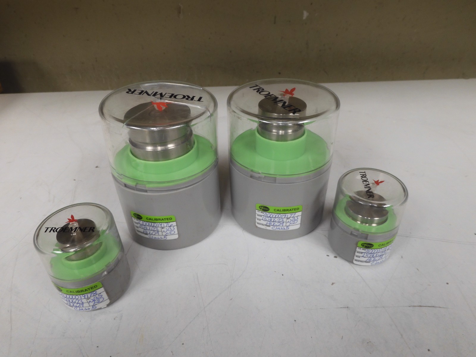Troemner Mass Weights - 100, 200,  500 gram & 1Kg - Scale Calibration - QG29