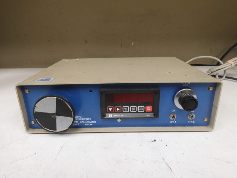 Unitek Instruments - model C-51 - RPM/Tachometer Calibrator - QB66