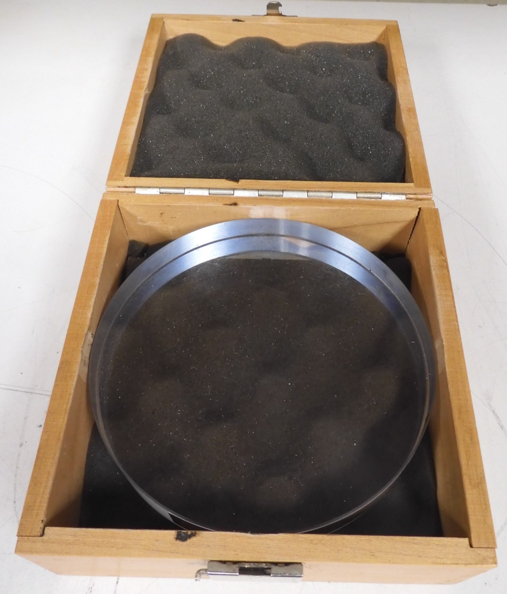 Van Keuren Optical Flat: 6", Dual Sided Surface - Nice Condition - QF13