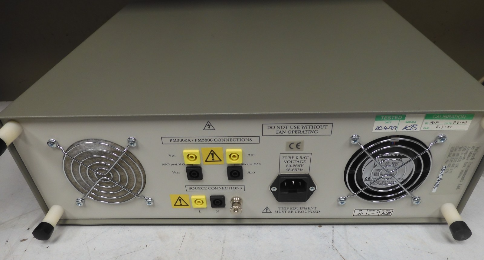 Voltech IEC Standard 555 - Reference Impedance Network - QF34 - Image 5