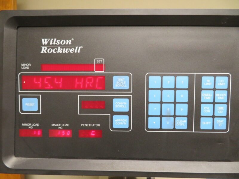 Wilson Rockwell Hardness Tester - Regular Only - B553R calibrated - Automatic - Image 3