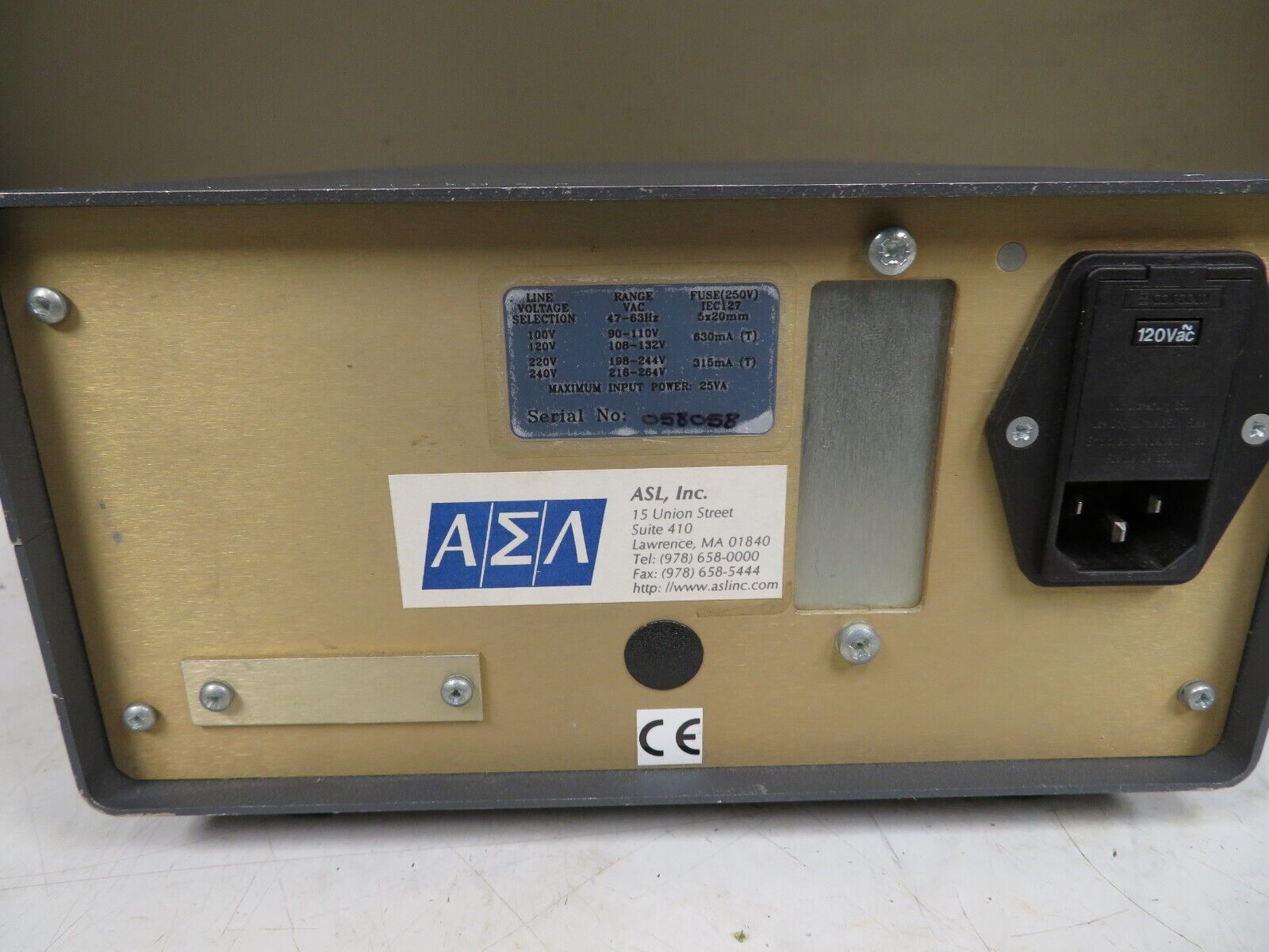ASL Automatic Systems Laboratories F150 Precision Thermometer