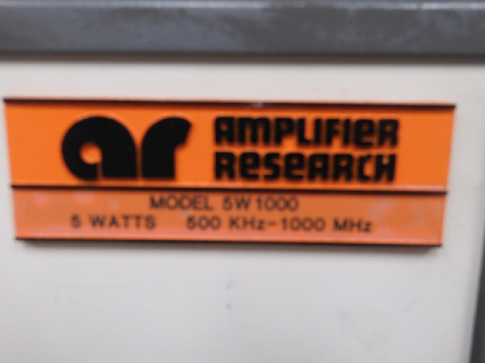 Amplifier Research - model 5w1000 - (500 KHZ -1000MHZ) - QA36 - Image 3