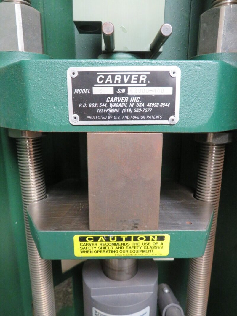 Carver Model 3912 C 12 ton Bench Top Manual Presses PV21 - Image 3