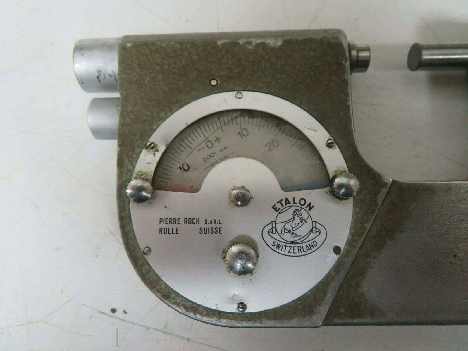 Etalon 025mm .001 mm Indicating micrometer Carbide Anvils OT67