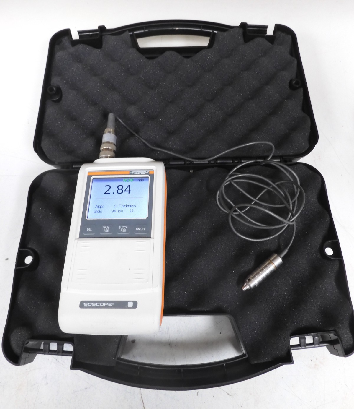 Fischer - model FMP30-C - Isoscope Coating Thickness Gauge w/ Probe - QE62