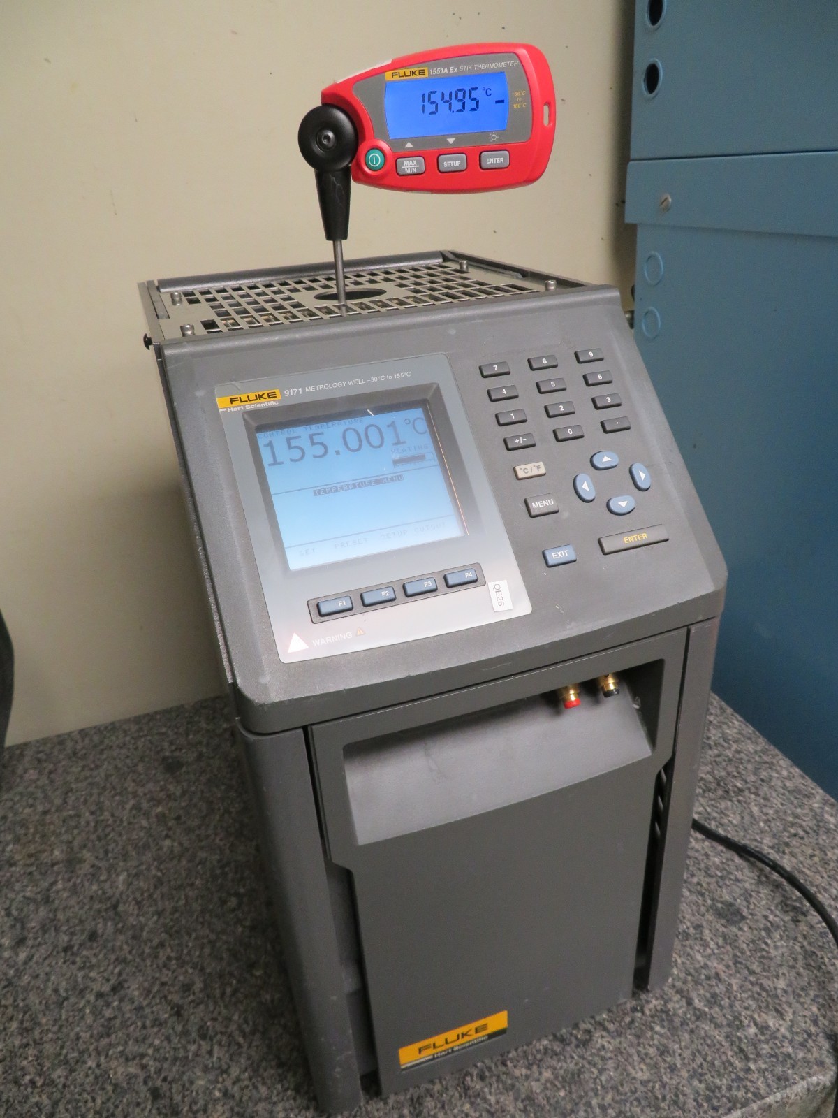Fluke Calibration 9171 Temperature Metrology Well -30C - 155C w/ Insert QE26 - Image 6