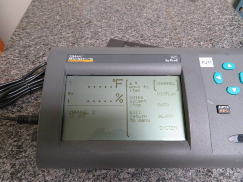 Fluke Hart Scientific 1620-S DewK Thermo-Hygrometer PU44 - Image 3