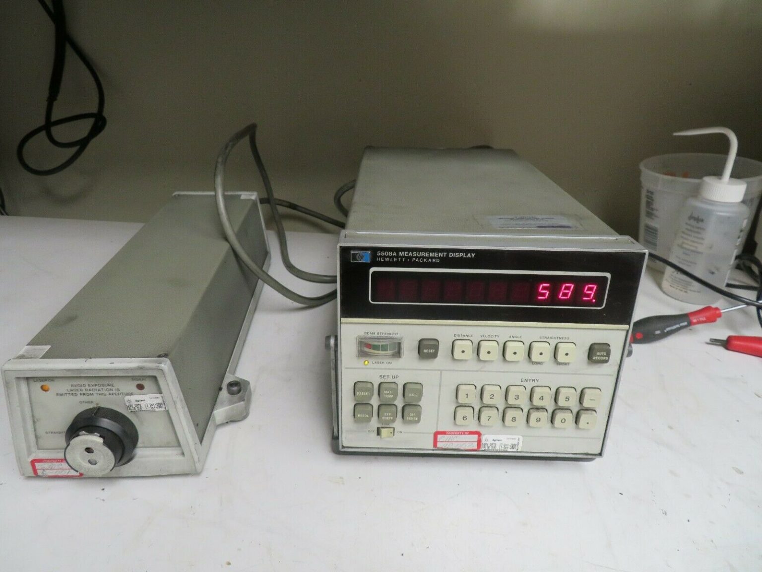 HP/Agilent/Keysight Laser Measurement System w/ optics & manuals