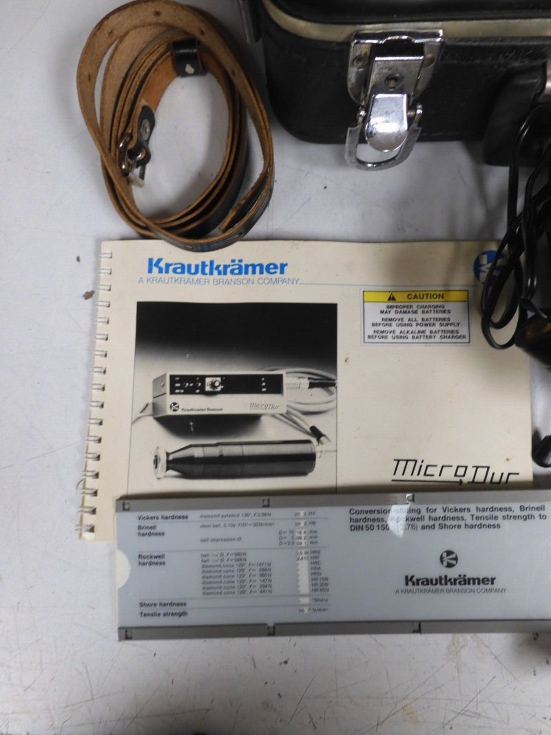 Krautkramer Branson Microdur with Accessories and case - PT55 - Image 6