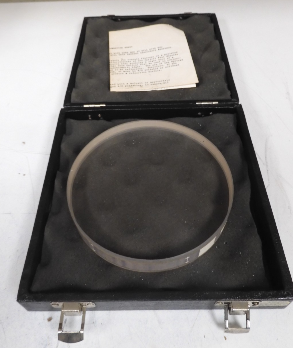 Lapmaster Optical Flat: 6", Dual Sided Surface - Nice Condition - QF14