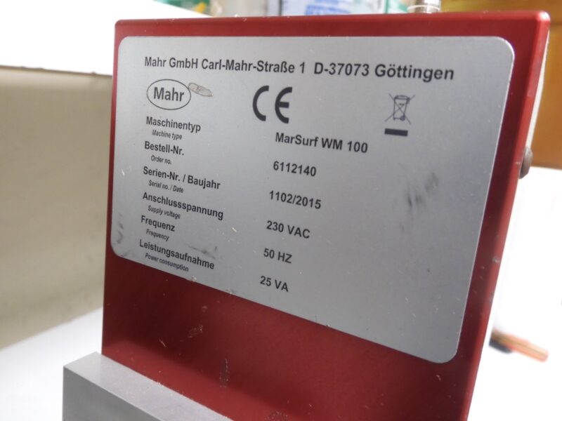 Mahr - model WM-100 - Marsurf 3D Surface Measurement - Incomplete/Parts - QB71 - Image 4