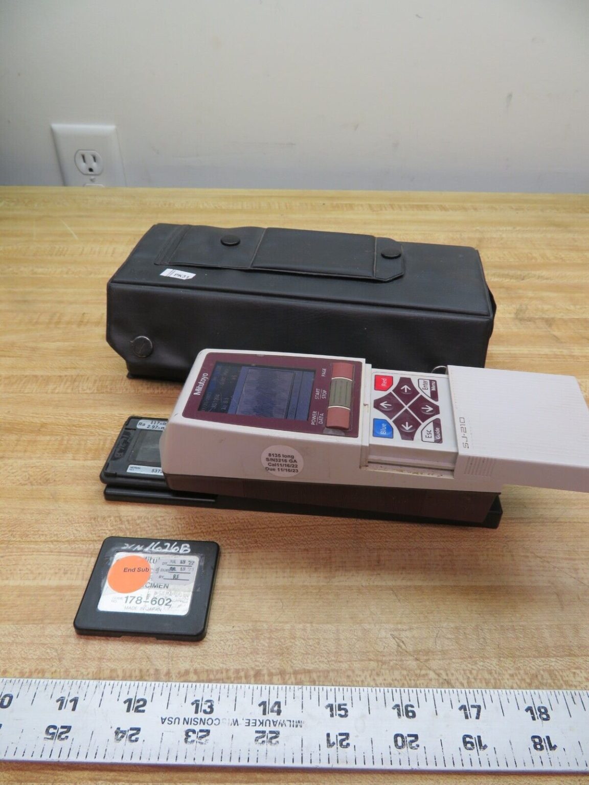 Mitutoyo Surftest SJ210 Profilometer Roughness Tester PK31 Bullseye
