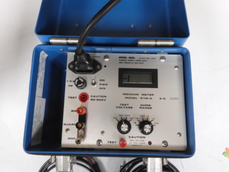 PPM, Inc. - Model R1M-A - Megohm Meter w/ lead - QB60 - Image 5