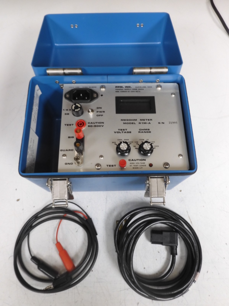 PPM, Inc. - Model R1M-A - Megohm Meter w/ lead - QB60