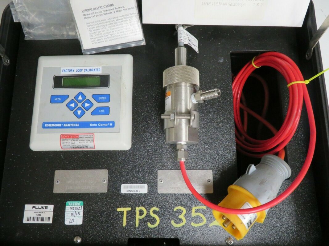 Rosemount Analytical Solu Comp 2 / Emerson Endurance Conductivity Sensor NI45 Bullseye