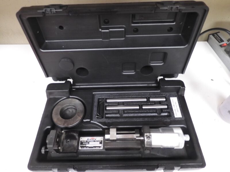 Sunnen CF-1126 Dial Bore Gauge 2-8" Setting Fixture w/ Standards and Case - QA76