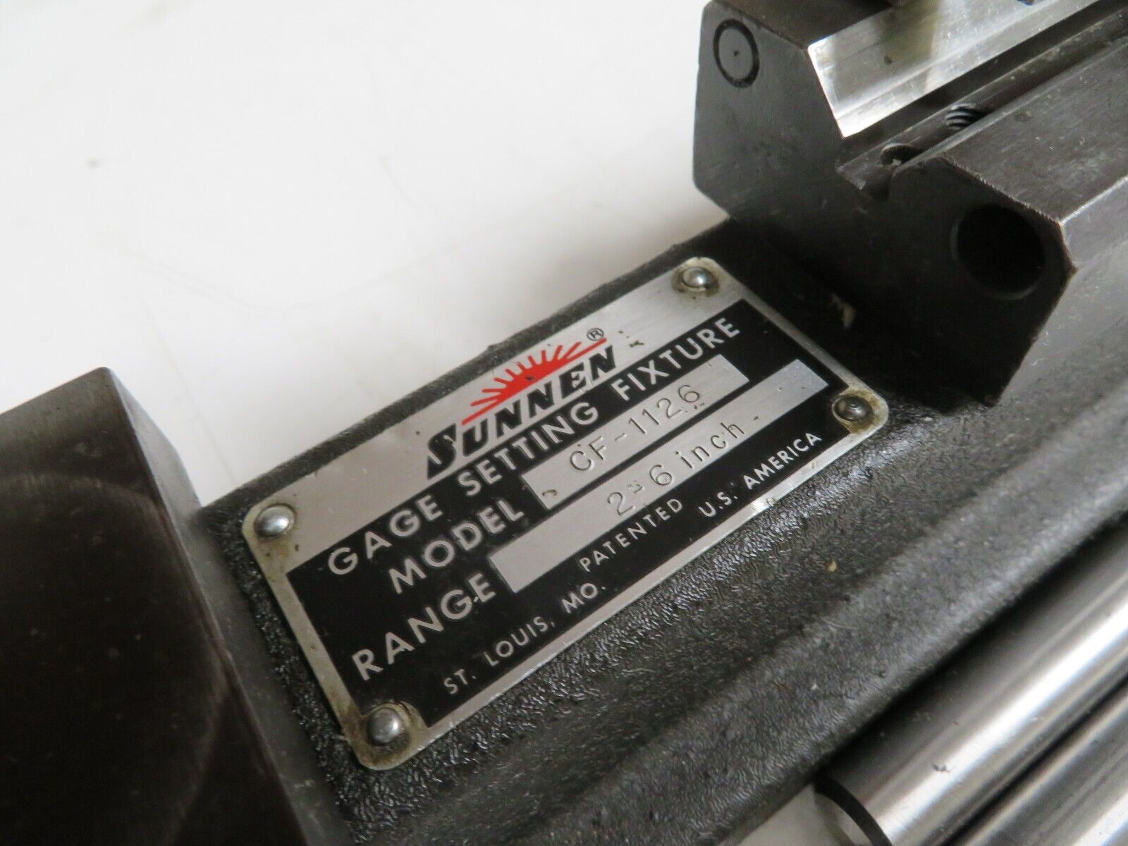 Sunnen model CF1126 26" Dial Bore Gauge Setting Fixture PS45