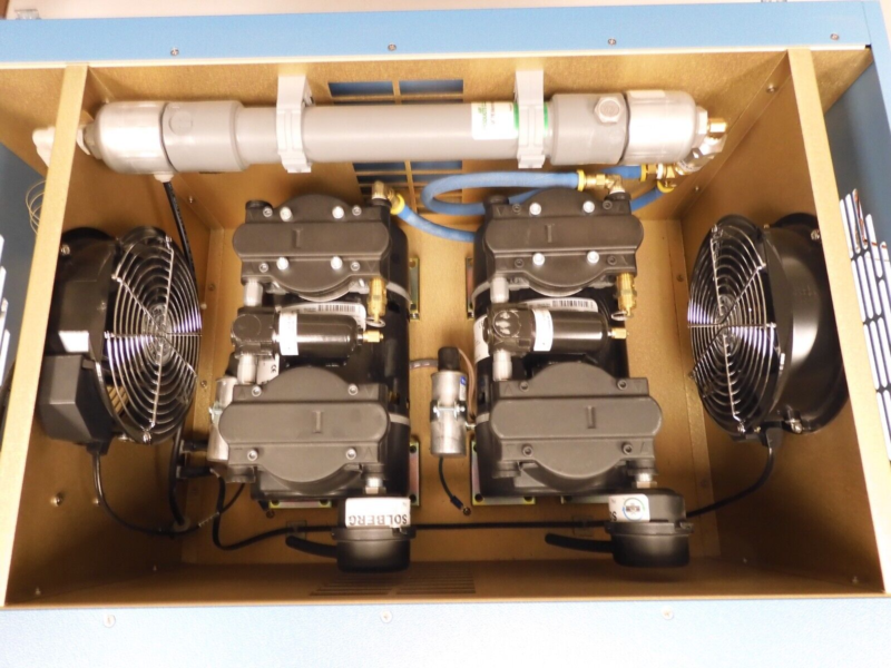 Thunder Scientific ACS2520 Air Compressor / Sound Enclosure 100 115V PL68 Bullseye Calibration