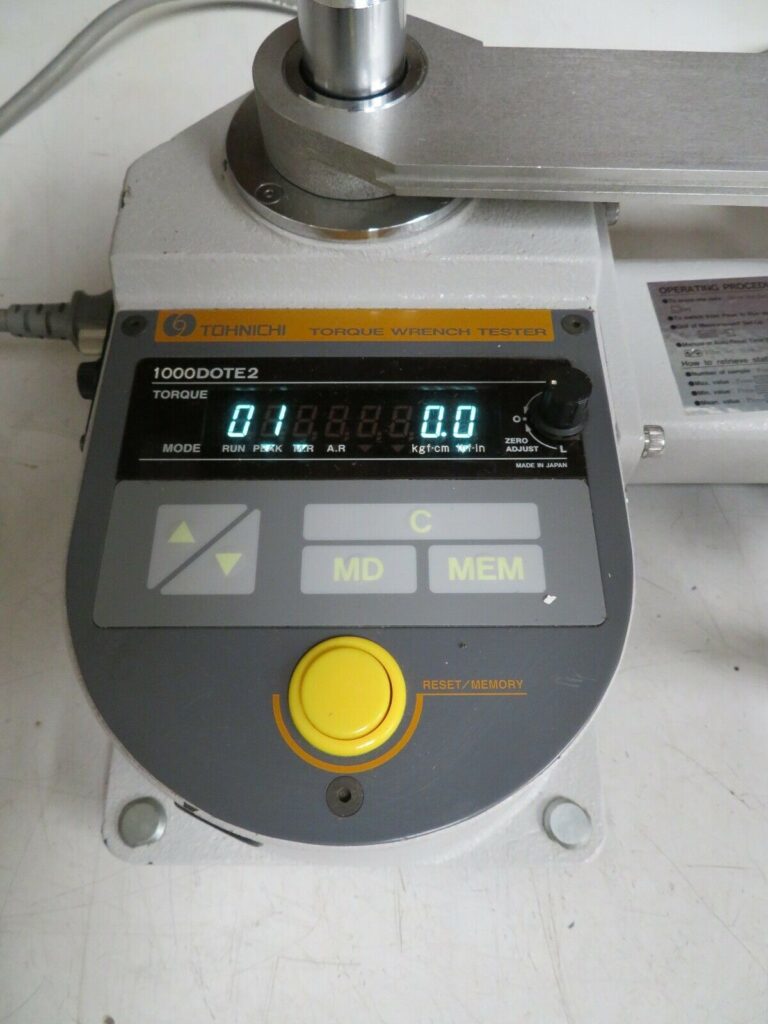 Tohnichi 1000DOTE2 Torque Wrench Tester Calibrator 1/2" Drive 1000 in
