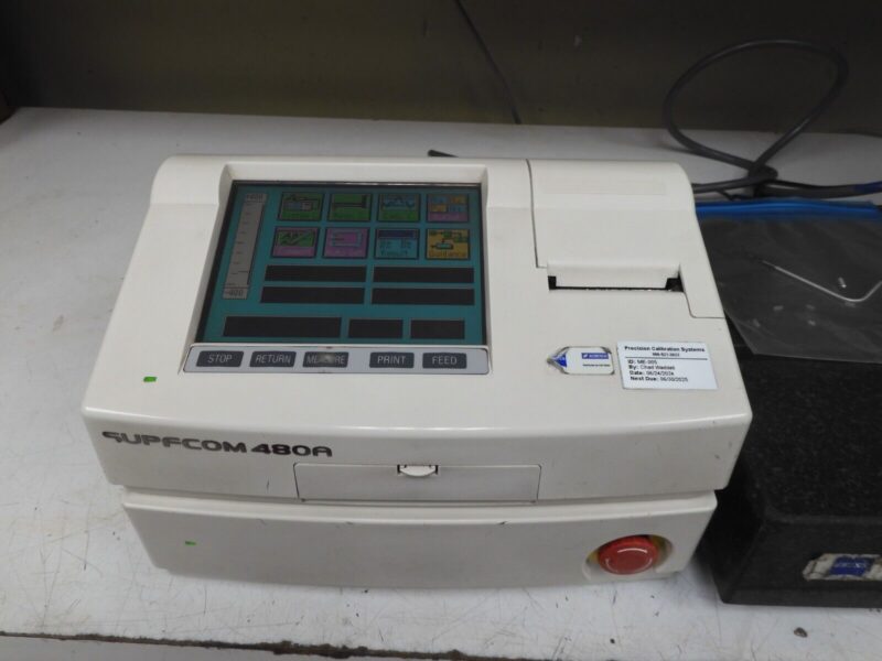 Zeiss/Tokyo Seimitsu Surfcom 480A Field Surface Texture Measuring Instrument - Image 3