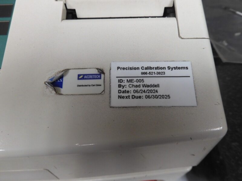 Zeiss/Tokyo Seimitsu Surfcom 480A Field Surface Texture Measuring Instrument - Image 5