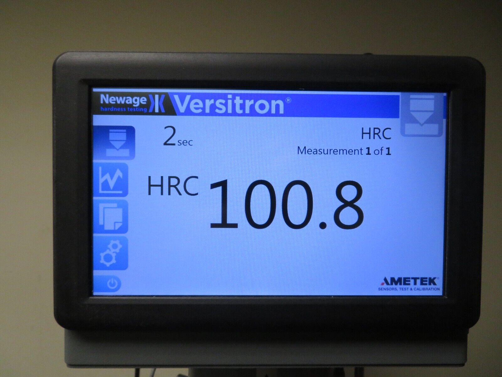 Ametek Newage Versitron BT130R Regular Rockwell Hardness Tester