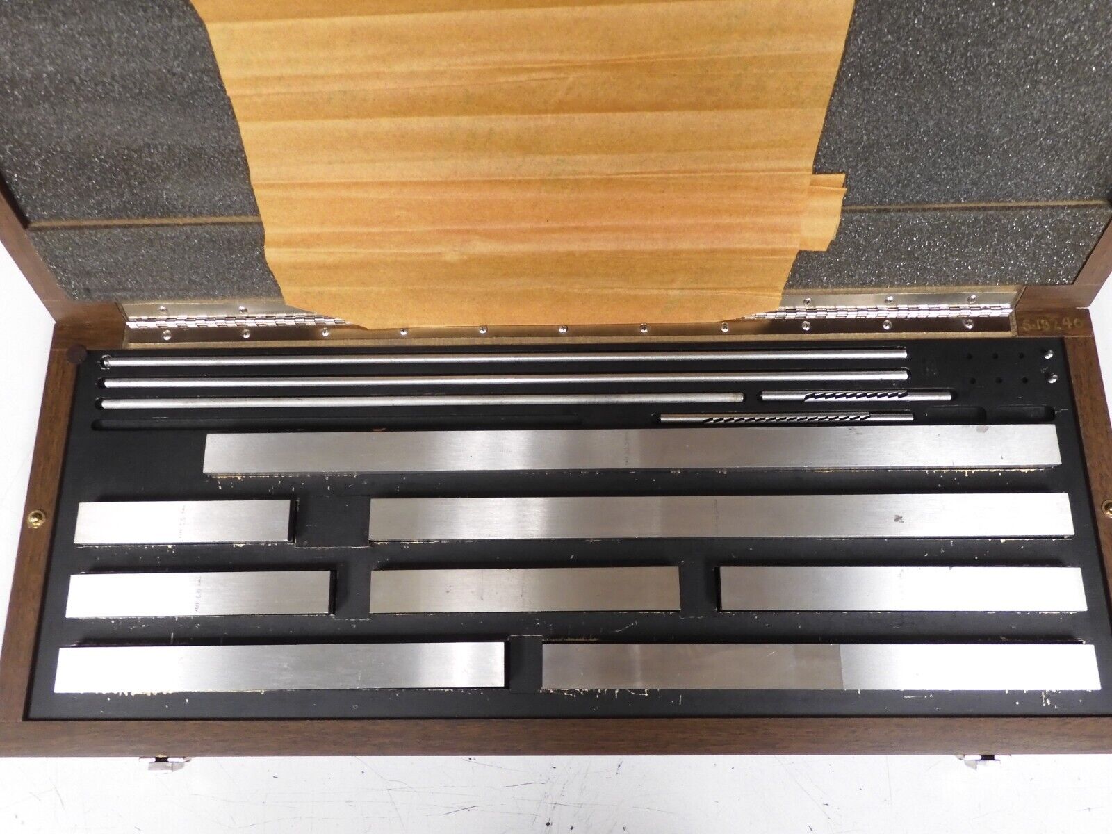 DoAll/Starrett Long Gage Block Set 5"20" PD25 Bullseye Calibration