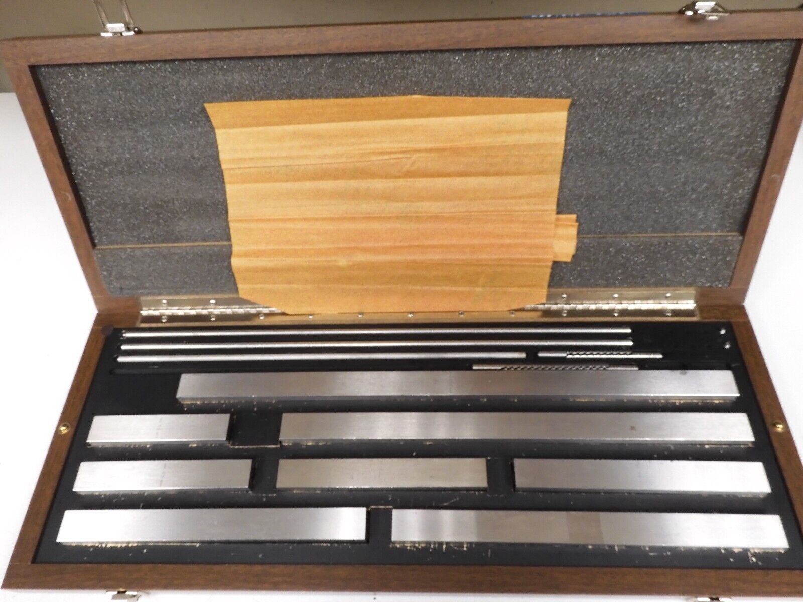 DoAll/Starrett Long Gage Block Set 5"20" PD25 Bullseye Calibration