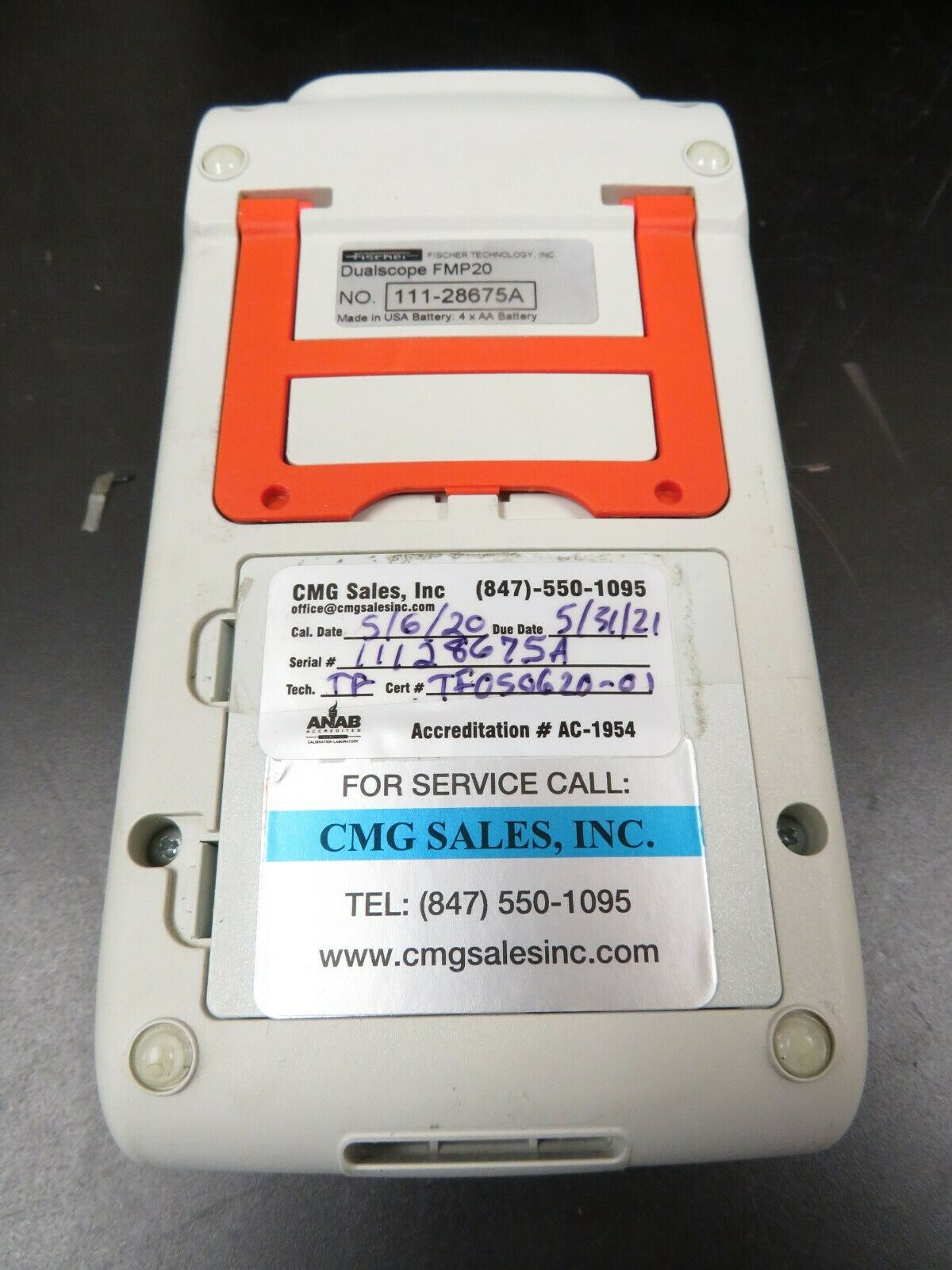 Fischer Dualscope FMP20 Coating Thickness Gauge w Probe OL20